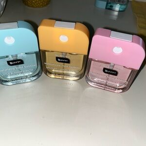 Moisturizing Hand Sanitizer Set - Blue, Gold, Pink